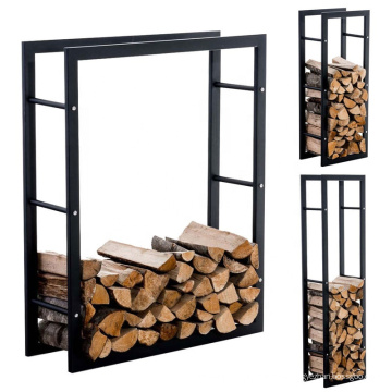 Iron Powder Coated Detachable Storage Firewood Rack